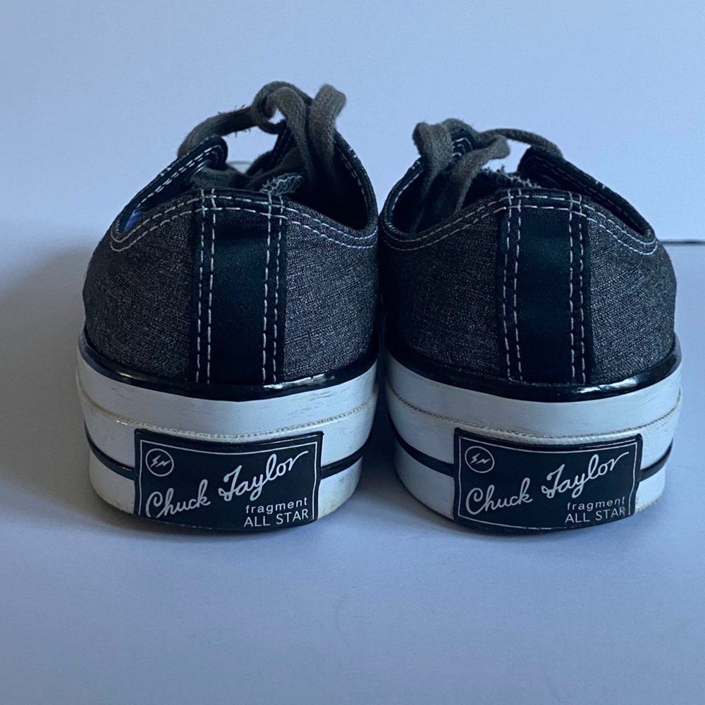 Converse Fragment Chuck Taylor All Star Unisex Charcoal Canvas Sneakers - Picture 2 of 10